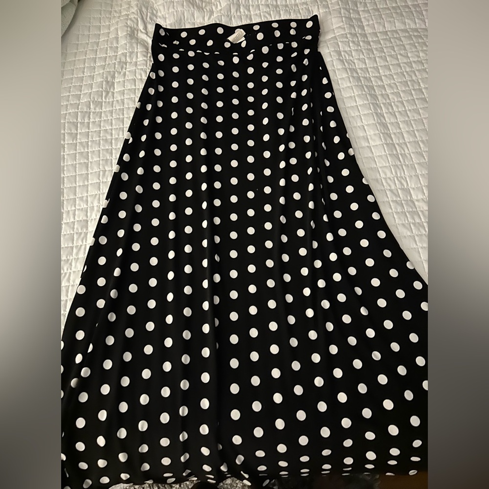 Chicos Long A-Line Skirt